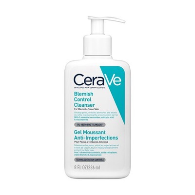 CeraVe Blemish Control Cleanser with 2% Salicylic & Niacinamide for Acne 236gm