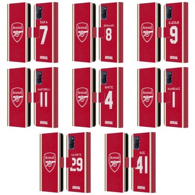 OFFICIAL ARSENAL FC 2023/24 PLAYERS HOME KIT LEATHER BOOK CASE FOR OPPO PHONES