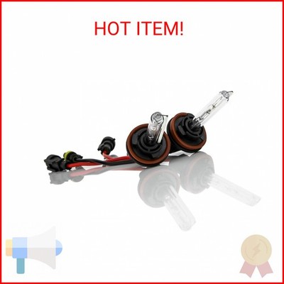 Xentec H11 (H8/H9) 6000K HID Xenon Bulb x 1 pair (Ultra White)