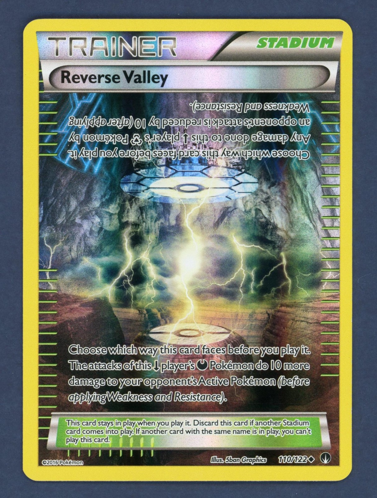 Reverse Valley 110/122 Uncommon BREAKpoint Pokemon Reverse Holo Near Mint