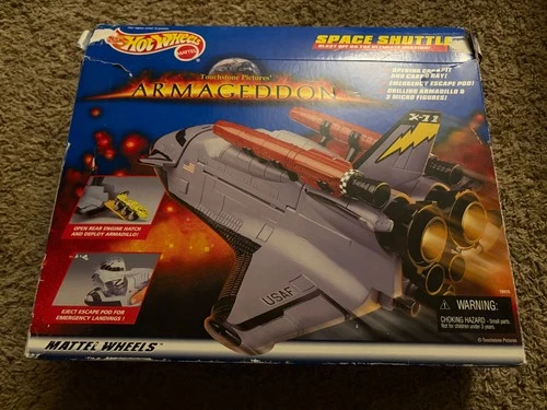 Boxed Vintage Retro Hot Wheels "ARMAGEDDON" Space Shuttle deluxe vehicle playset