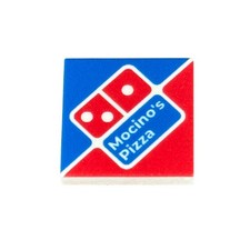 Pizza Box - Custom printed Lego� 2x2 Tile.