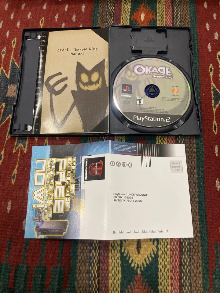 OKAGE Shadow King PlayStation 2 PS2 Completo - Probado - Auténtico Foto 3 de 3