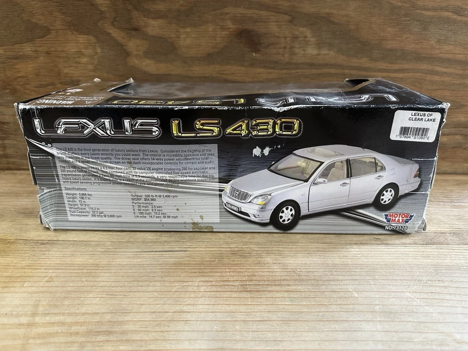Lexus LS 430 Die Cast 1/18 2002 Motor Max - Image 3 of 4