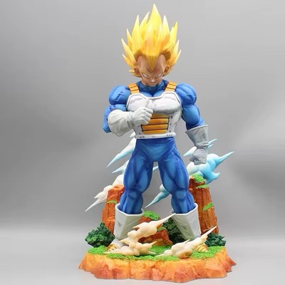 Dragon Ball Z Vegeta Super Saiyajin Statue Anime Actionfigur DBZ Sammler 34cm