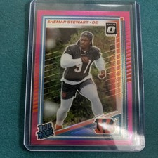 Shemar Stewart 2025 Panini Donruss - Rated Rookie #393 Optic Preview Pink Prizm 