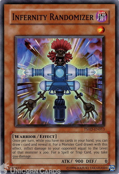 TSHD-EN013 Infernity Randomizer Common UNL Edition Mint Yu-Gi-Oh! Card