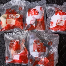 (5) NEW Gidget Norman Mel Snowball Chloe Secret Life of Pets McDonalds Toys 2016