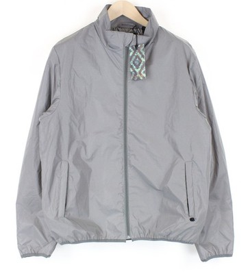 SCOTCH & SODA Ams Couture Men Jacket XL Grey Reflective Lined Zipped Casual *