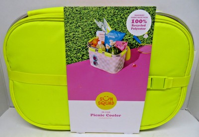 Sun Squad 36 Can Picnic Cooler, Insulated Foil Liner