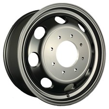 20x8.25 Hostile H410 Dually Inner Asphalt Black Wheel 8x200 115mm