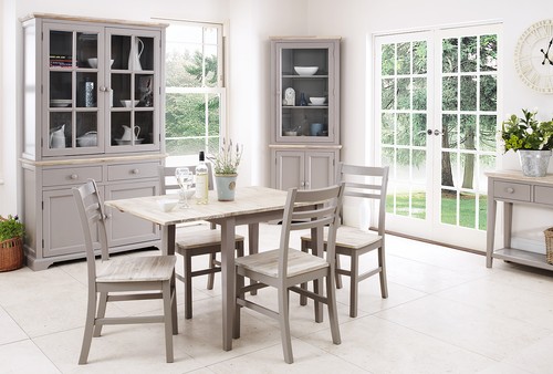 FLORENCE, Stunning Rectangle Extended Kitchen Dining Table - Picture 39 of 103