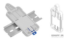DIN Rail Tray Adjustable Mounted Rail Case Holder Sonoff RF / POW / TH16 / TH10 
