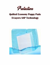 17x24" 300 SUPER Absorbent Quilted 5-Layers Puppy Piddle Pee Pads with SAP