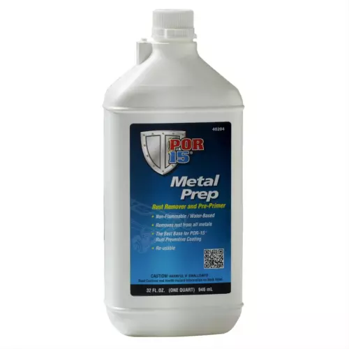 POR-15 40204 Metal Prep Rust Remover/Pre-Primer Quart - Etches Metal for POR-15