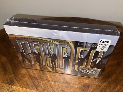 New Sealed Bond 50 5 Decades of Bond 007 Blu-Ray Disc Limited