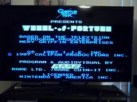 Wheel of Fortune (Nintendo NES, 1988) Cart Only - Tested