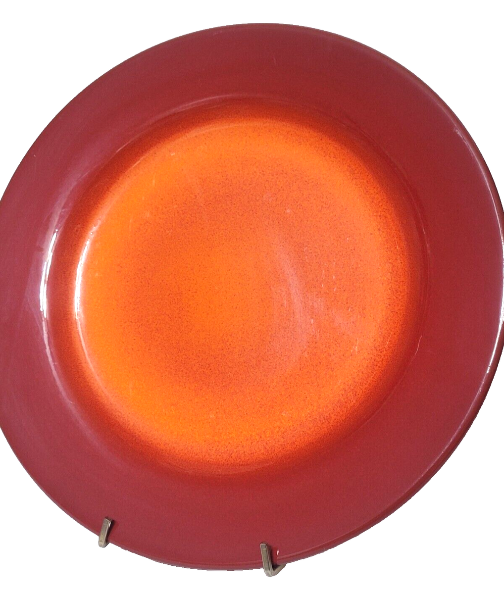 Waechtersbach Fun Factory Magma Red Orange 11” Dinner Plate