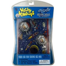 Wacky Wind-ups Cosmic Space Walk Playset Tin Rocket USA Toy Lithographed 2006