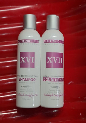 Plutonic hair after treatment daily shampoo & conditioner 8oz *FASR SHIPPING*