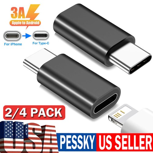 2/4Pack For iOS Female to USB C Male Adapter, With iPhone 14 13