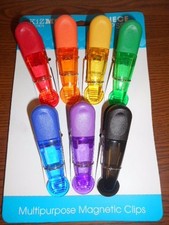 KIZMOS MULTIPURPOSE MAGNETIC CLIPS 7 PER PACK...