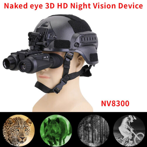 Jumelles 3D vision nocturne infrarouge 4K lunettes HD télescope zoom numérique 8X 300M - Photo 1 sur 8