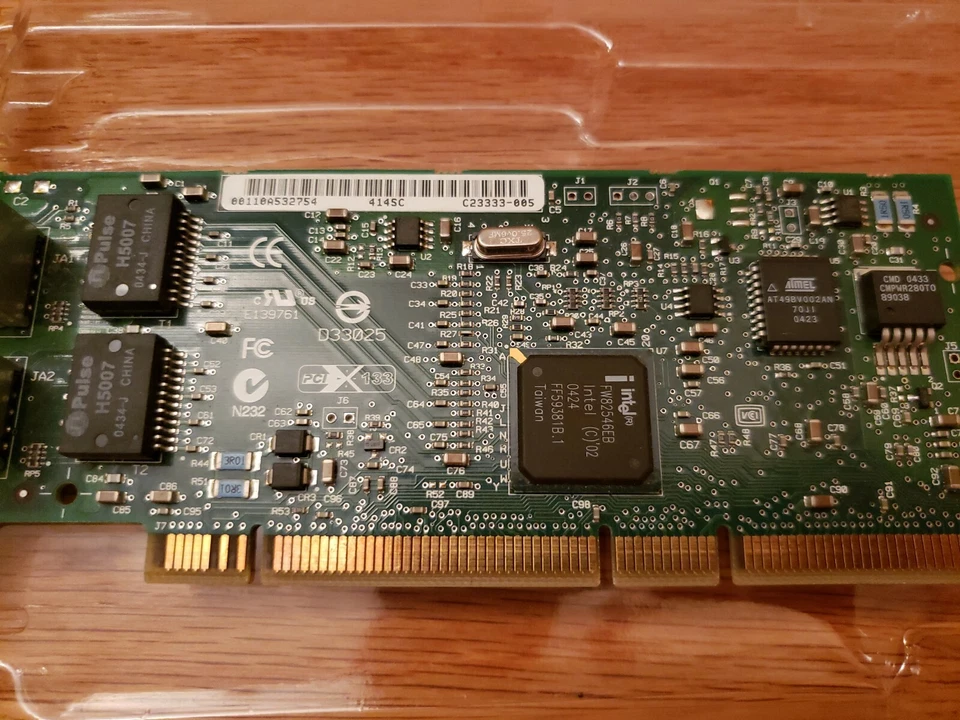 HP Intel NC7170 Dual Gigabit PCI-X Network NIC Card 313586-001 313559-001 - Image 2 of 4