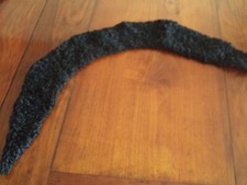 ANTICO COLLO DI PELLICCIA NERO - VINTAGE ANNI '30-40