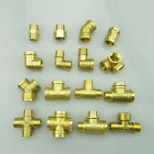 1/2 In. Brass Male Female Thread Adapter Connector Plumbing Pipe Fitting Durable