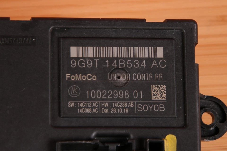 MODULO CENTRALINA PORTA POSTERIORE FORD MONDEO MK4 VOLVO V70 XC60 I 9G9T14B534AC - Immagine 3 di 3