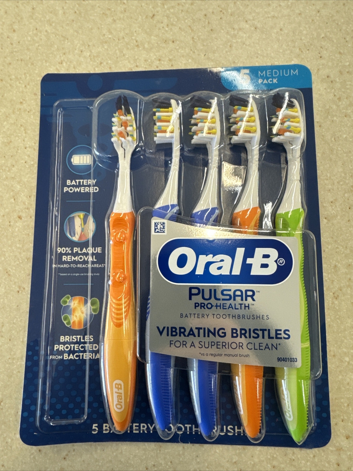 OralB Pulsar ProHealth Battery Powered Toothbrush MEDIUM Bristle 5