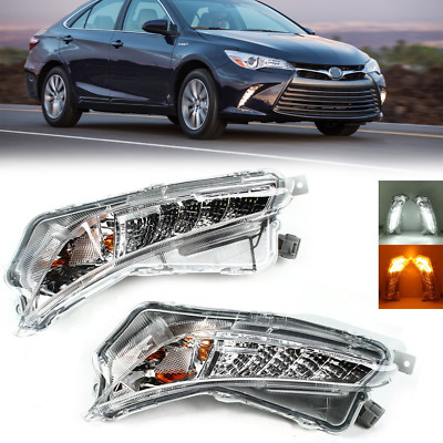LED Fog Lights Fit 2015 2016 2017 Toyota Camry XSE XLE Bumper Lamps Left+Right