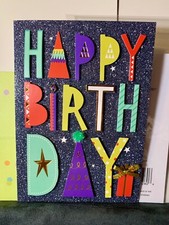 Happy Birthday Card 3D PartyHats Designer Card