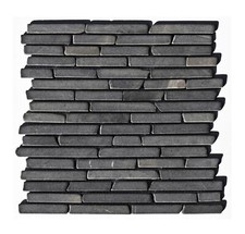 1 qm = 11 Matten Mosaik Wand-Verblender Grau ST-431 - Fliesen Lager Herne NRW