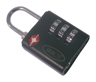 BRIC'S Accessories TSA Lock Kofferschloss Black schwarz Neu