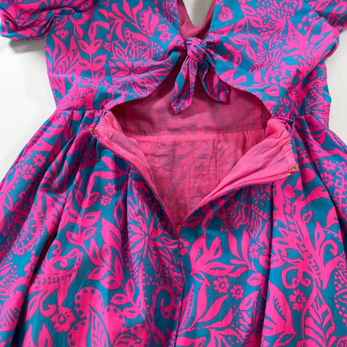 Lilly Pulitzer Suzie Short Sleeve Dress in Aura Pink Leaf an