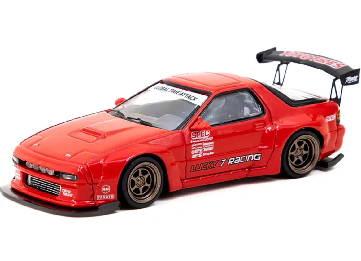 最終値下げ❗ ターマックワークス1/64パンデムRX-7 FC3S Tarmac Works 1:64 Pandem Mazda RX-7 FC3S Red Diecast Model