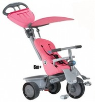 Smartrike 4 In 1 Recliner - Pink/grey Smartrike 4 In 1 Recliner - Pink/grey