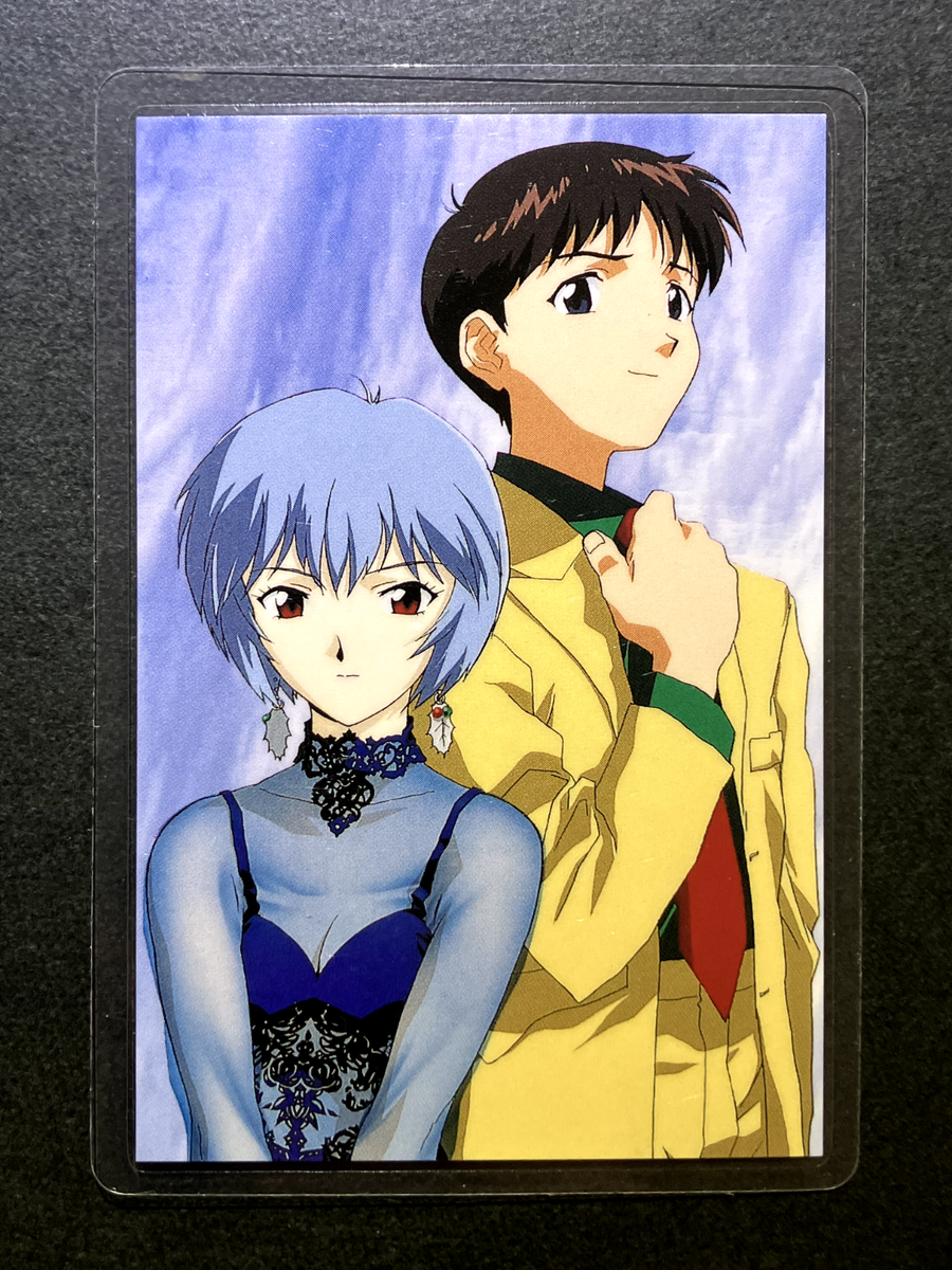 REI SHINJI Neon Genesis Evangelion laminated Cards TCG Japanese
