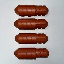 4 PACK! Threaded Heavy Duty Outdoor Extension Cord Protector Covers, Terracotta
