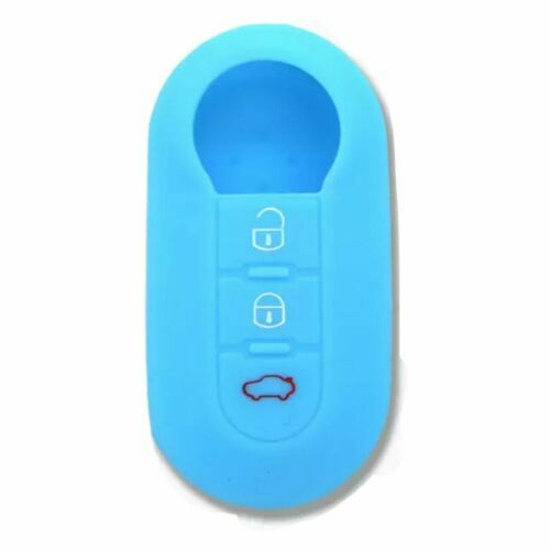 Guscio Chiave Telecomando Per Fiat Panda, Punto, Ducato - Cover Blu Con 3 Tasti, Senza Elettronica - Foto 5