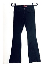 Dickies Girl Black Flare Cut Pants Juniors Size 0n