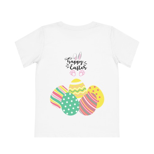 Cute Easter Tee, Holiday Apparel, Spring Festivity Wear,Easter Eggs T-Shirt - Picture 6 of 13