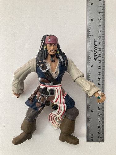 Disney Pirates Of The Caribbean 7" Figures Jack Sparrow Will Turner Zizzle - Picture 9 of 16