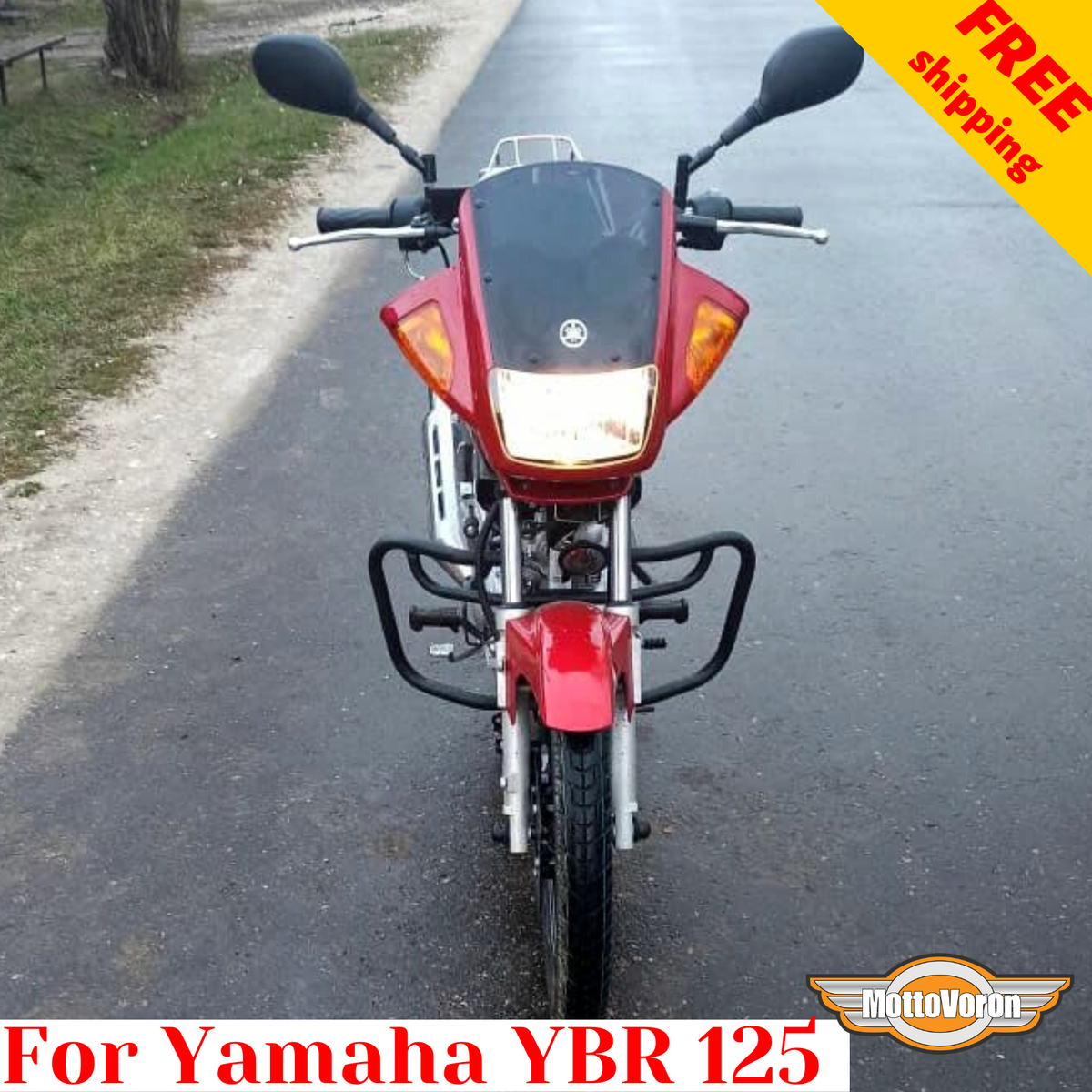For Yamaha YBR 125 Engine guard YBR125 Crash bars | eBay