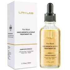 2x - LPH LAB Pre Wash Hair Oil, Dry Scalp Treatment Oil - 1.7 fl oz x two