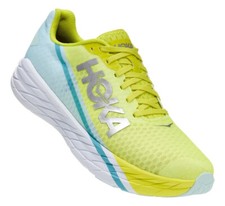 HOKA Rocket X Running Shoes Mens 10 10.5 11 11.5 EU Size 44-46 NEW Yellow Blue
