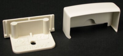 Wiremold PN10F20V, 600 V, Ivory, Raceway Blank End for PN10 Series Raceway, 1pc