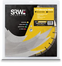 SRW Products 14" Premium Hard Material Segmented Turbo Alternating Diamond Blade